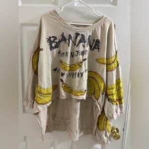 Magnolia Pearl Banana Funk and Junk long sleeve tee.